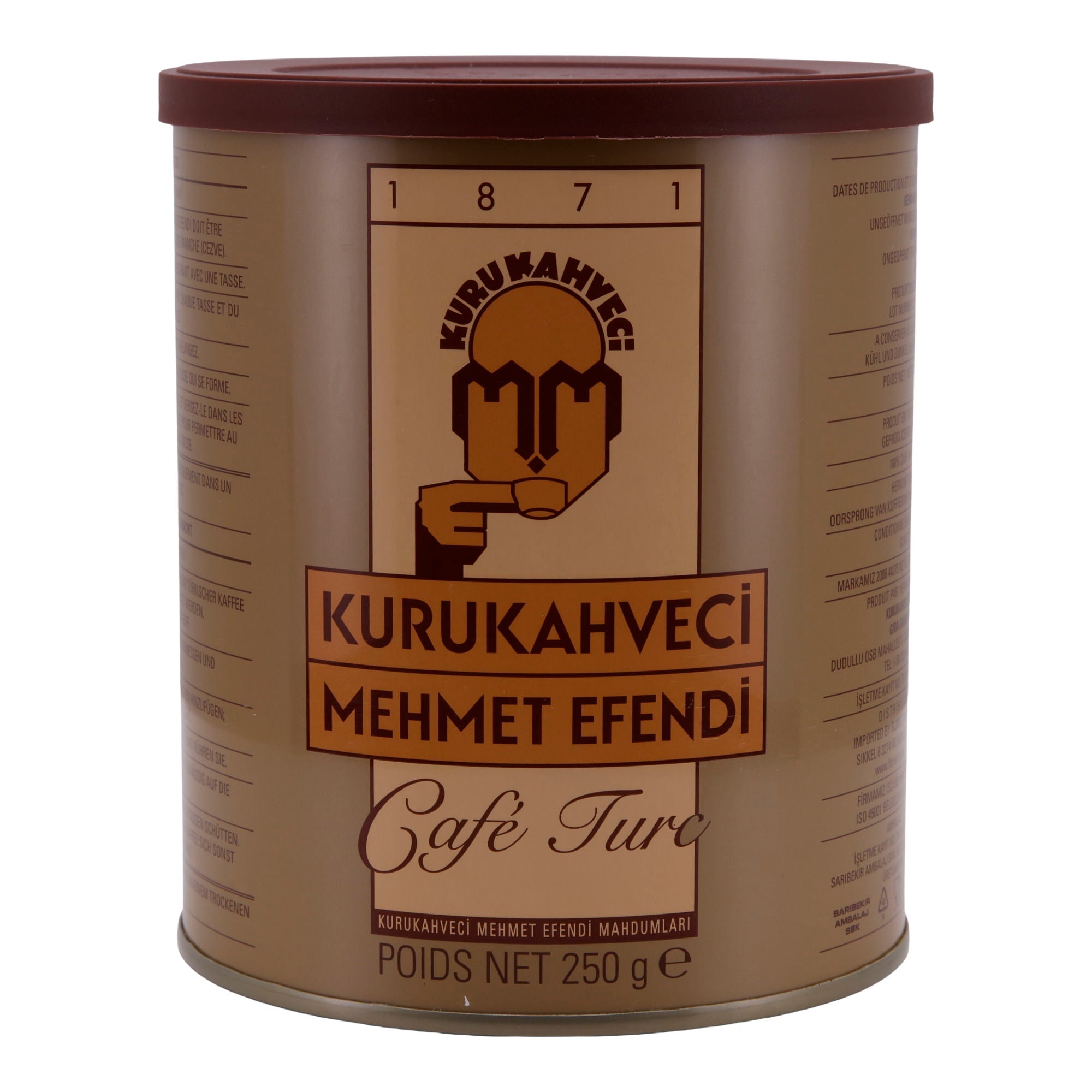 Türkischer Kaffee Kurukahveci Mehmet Efendi | Mokka | Traditionelle Qualität & intensives Aroma | 250 g Packung - Taste Your World